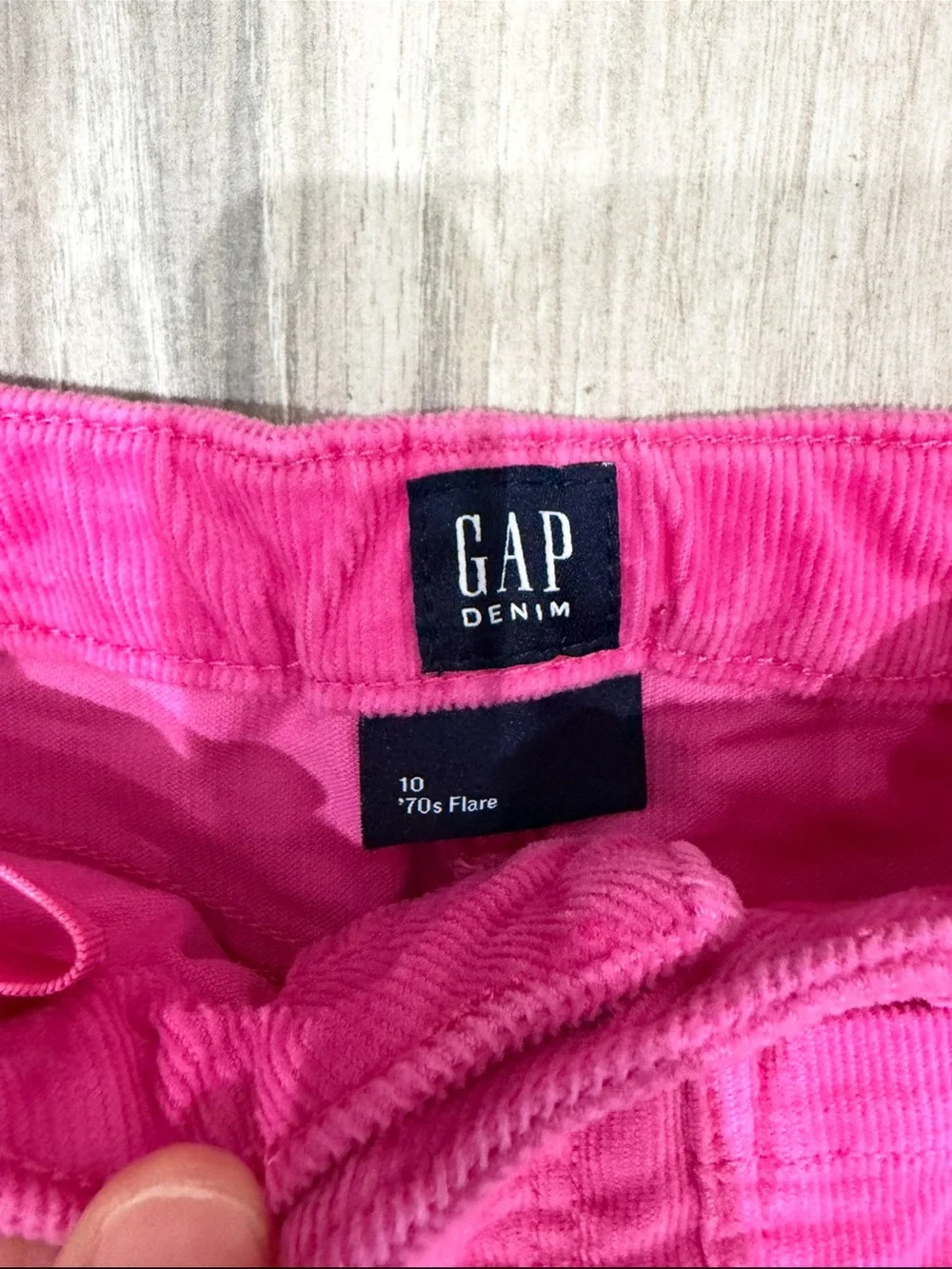 GAP Girls Hot Pink Corduroy Flare Jeans